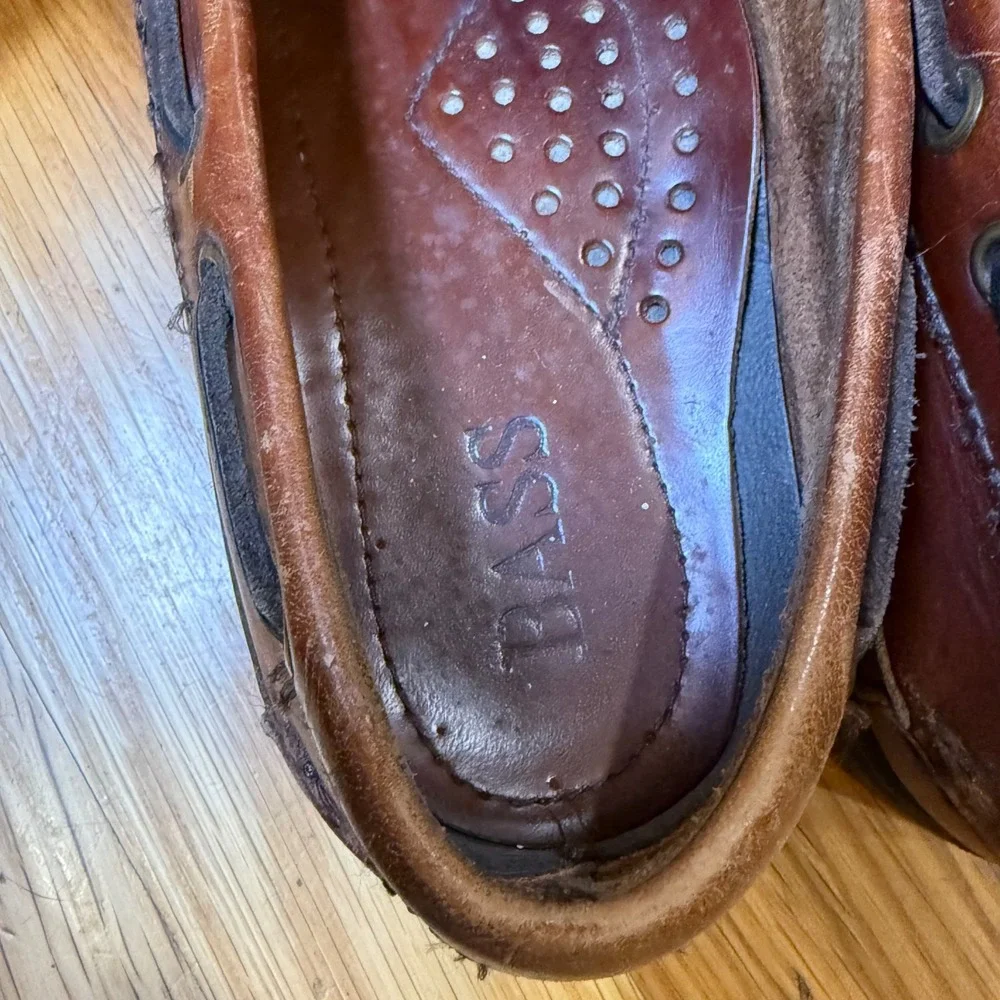 Bass Henry Brown Leather Kiltie Tassel‎ Boat Shoes Mens 10W Made in Brazil